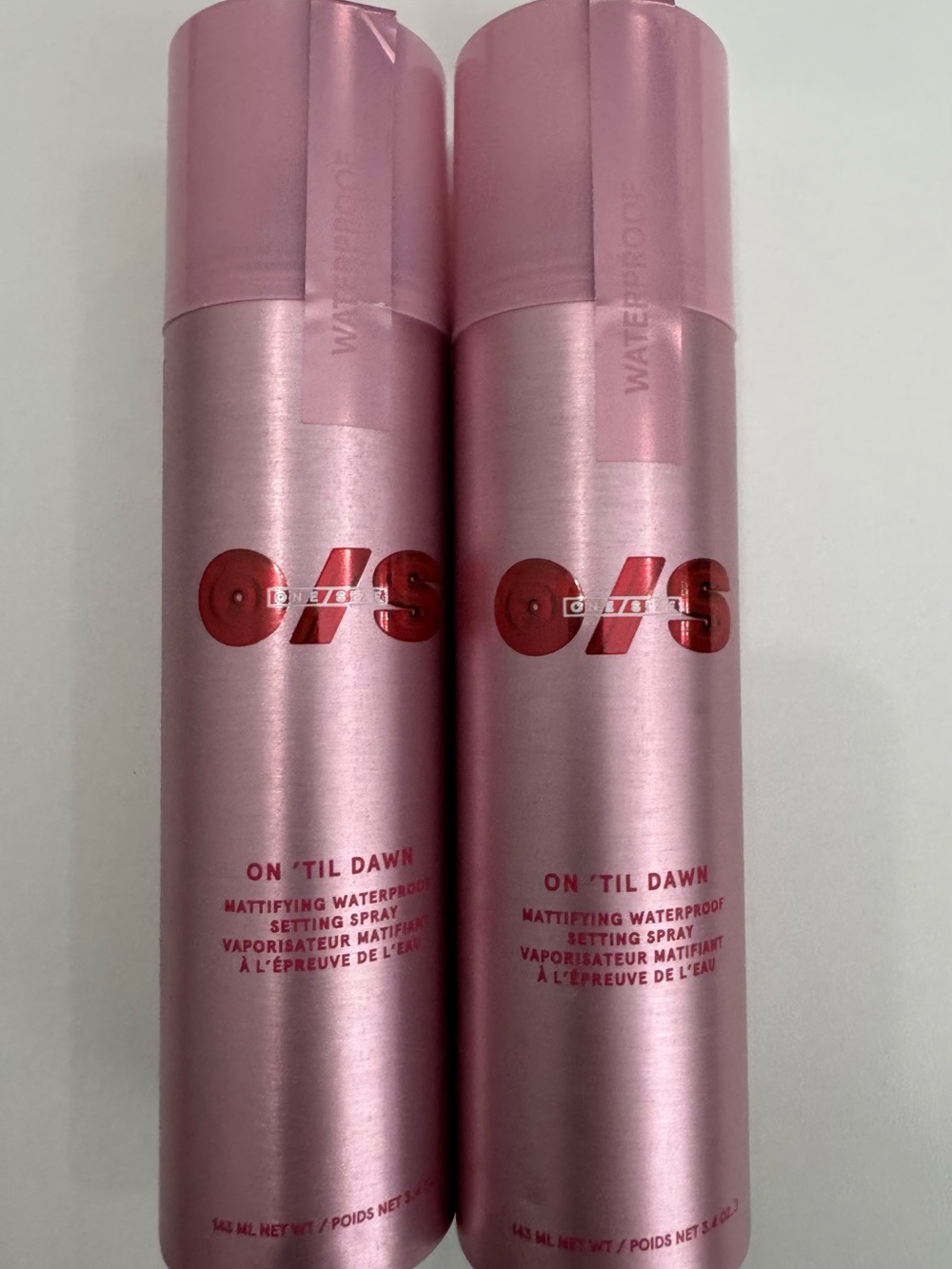 🆕 ONE/SIZE On 'Til Dawn Mattifying Waterproof Setting Spray - (Set of 2)